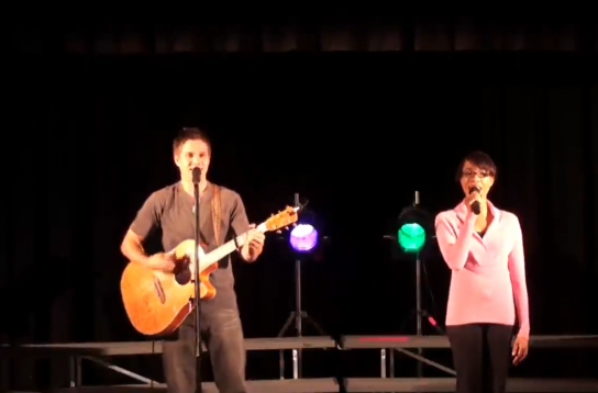 We progressed QUICKLY and within a week, we had two different colors for our backlighting. We were a happening church!